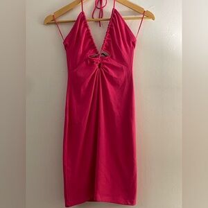 ZARA Cocktail Mini Halter Sleeveless Dress